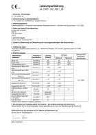 Leistungserklärung THERMOFLOC-Dampfbremsvlies Leistungserklärung_Thermofloc-Dampfbremsvlies weiss_Deutsch