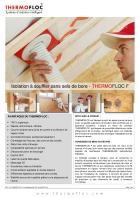 Fiche technique du produit Isolant thermique THERMOFLOC F 1_Isolant thermique_THERMOFLOC F