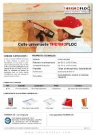 Fiche technique du produit Colle universelle THERMOFLOC 7_Colle universelle_THERMOFLOC