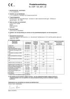 Prestatieverklaring THERMOFLOC dampremvlies Leistungserklärung_Thermofloc-Dampfbremsvlies weiss_Niederländisch