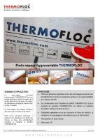 Fiche technique du produit Frein-vapeur hygrovariable THERMOFLOC 1_Frein-vapeur hygrovariable_THERMOFLOC