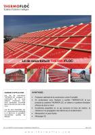 Fiche technique du produit Le de sous-toiture THERMOFLOC 3_Le de sous-toiture_THERMOFLOC