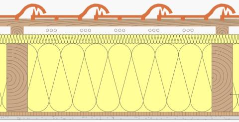 Steko-Variante 1 - Dachaufbau nach KFW 40 und GEG 2020 Steko-Variante 1 - Dachaufbau nach KFW 40 und GEG 2020