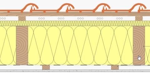 Dachaufbau nach KFW 40 und GEG 2020-Variante 2 Dachaufbau nach KFW 40 und GEG 2020-Variante 2