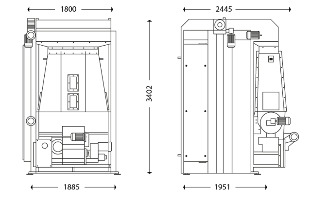 Zeichnung-Feeder-Lift
